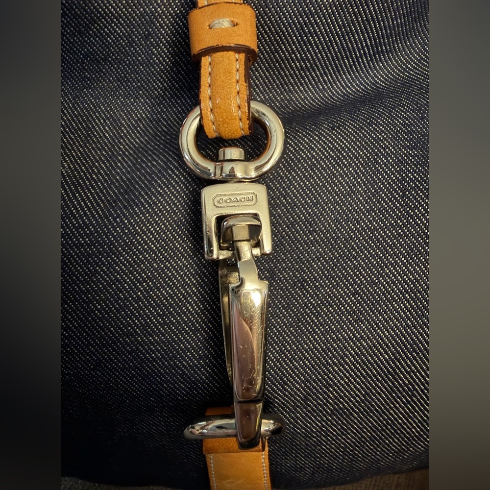 Coach Y2K Denim Hampton Shoulder Bag - Picture 13 of 15